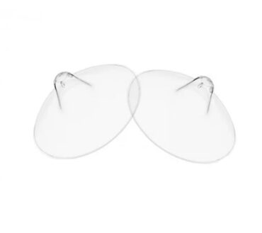 Set 2 protecții mameloane din silicon, transparent, cu cutie de depozitare Akuku A0249